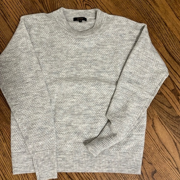 Quince - Baby Alpaca-Wool Diamond Stitch Crew Small - Picture 1 of 6